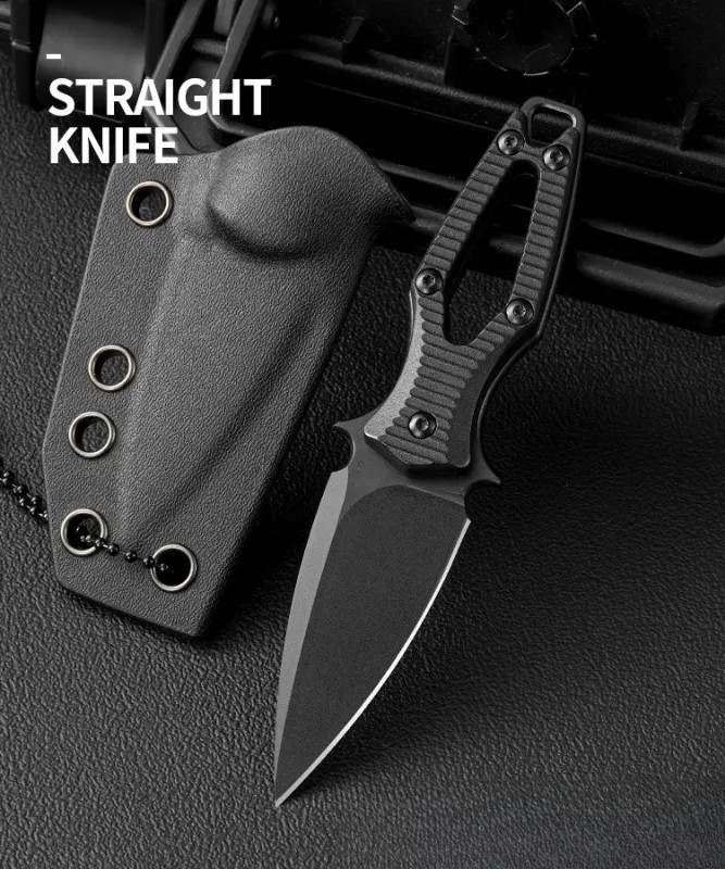2025Outdoor Small Straight Knife EDC Tool High Hardness Stainless Steel camping