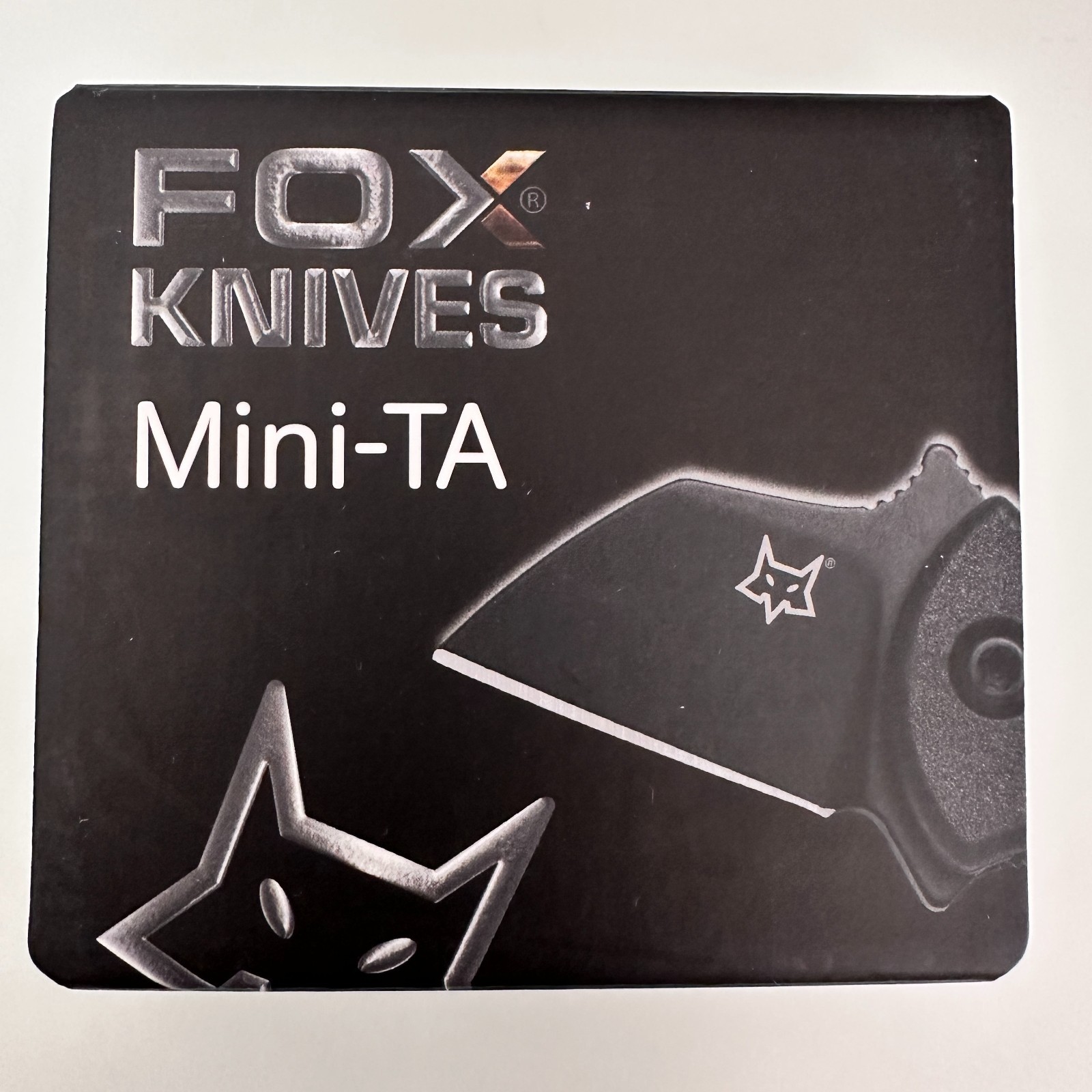 FOX KNIVES Mini-TA Folding FX-536 B Knife 1″ Blackout