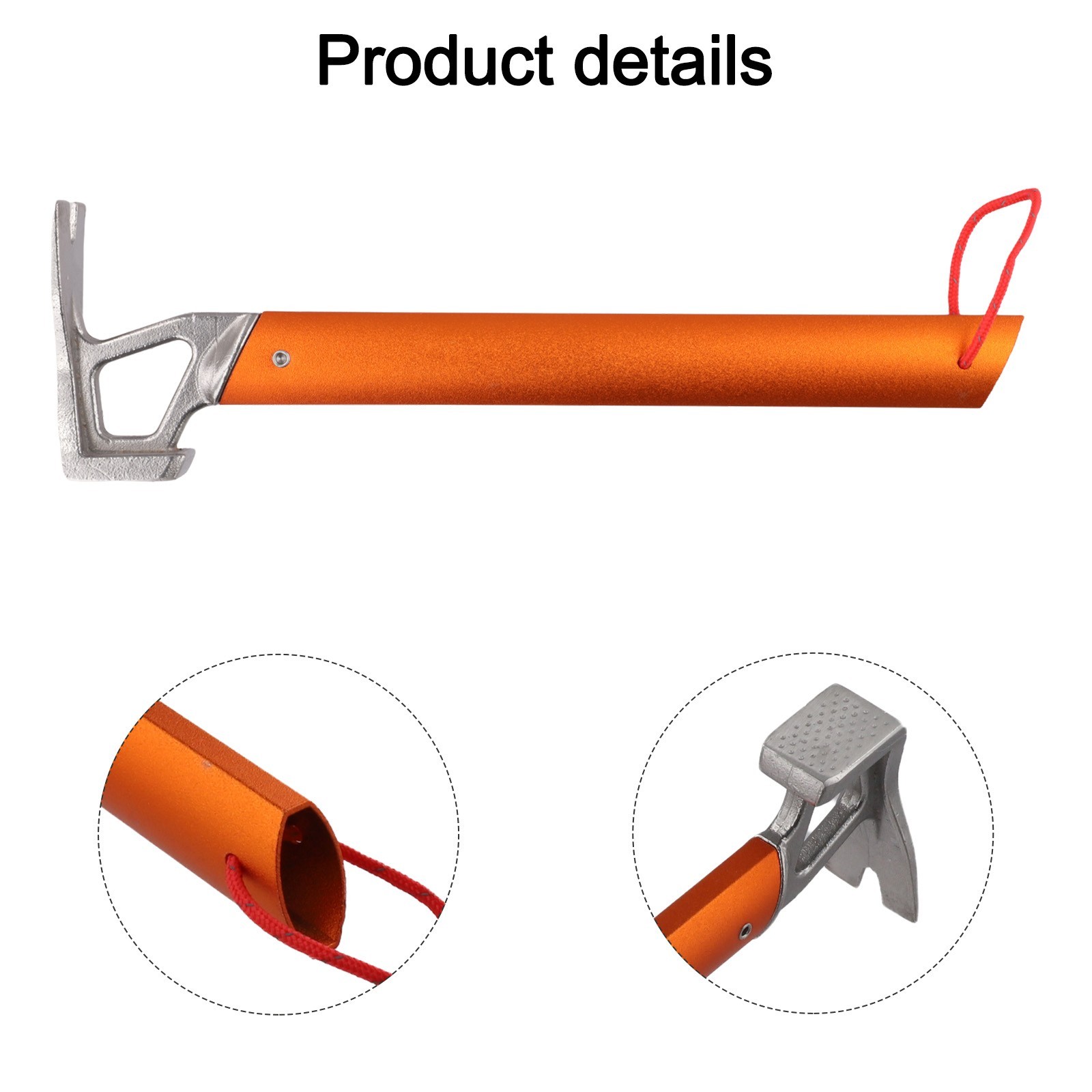 Compact and Lightweight Camping Tent Hammer Ideal for Hiking and Backpacking