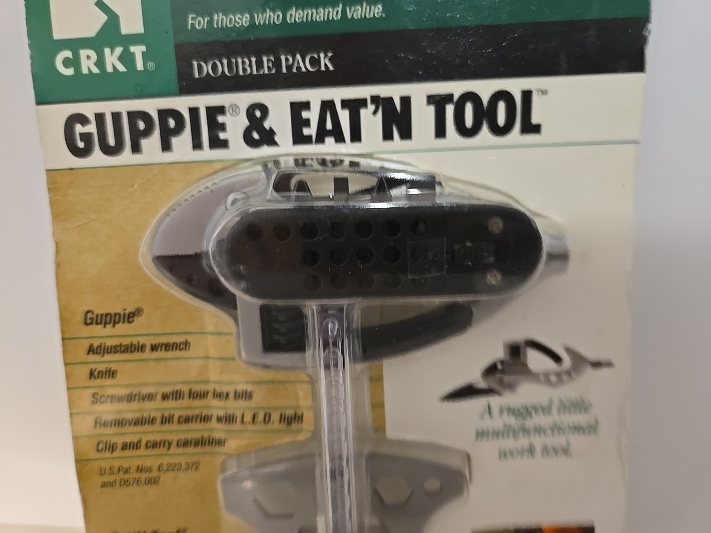 NEW CRKT GUPPIE and Eat’n Tools New In Package 2000’s Multitool Rare!