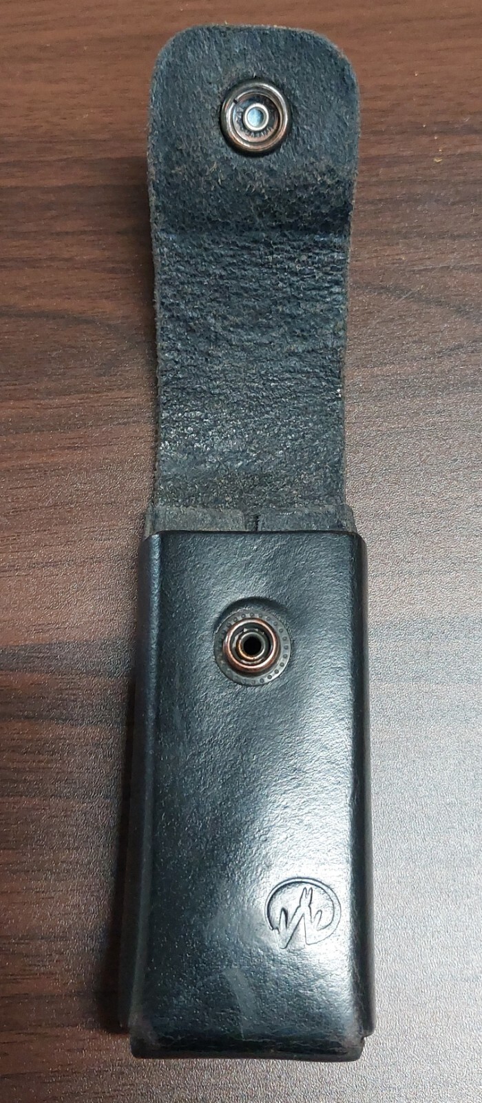 LEATHERMAN Multi-Tool Black Leather Belt Sheath. SHEATH ONLY