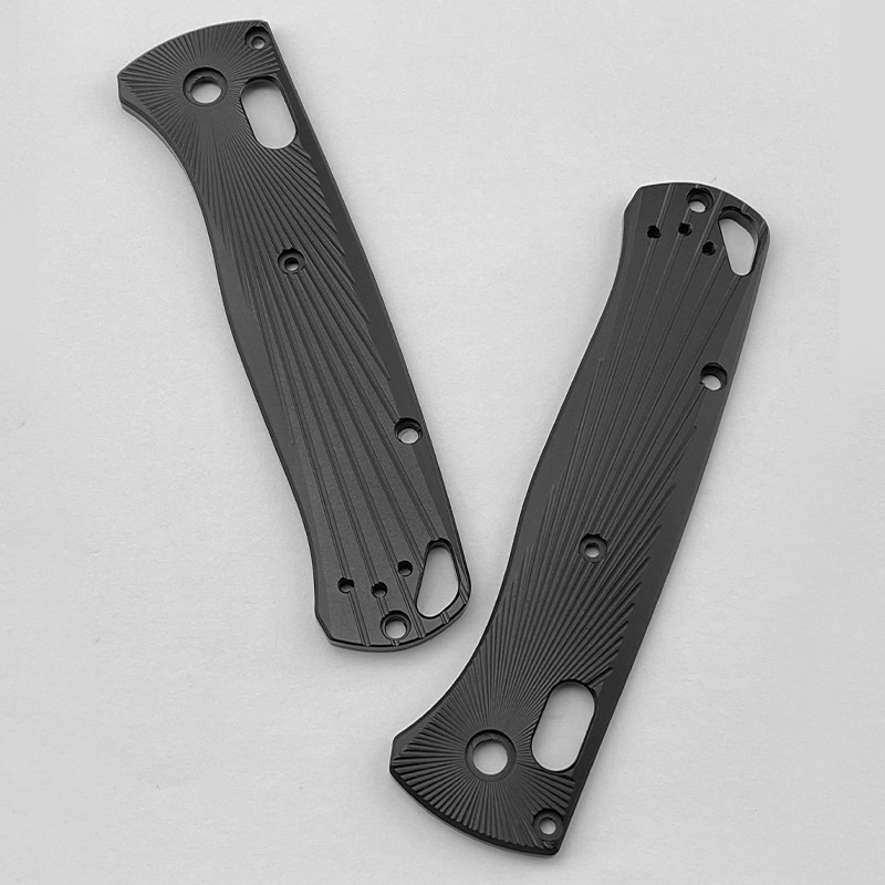 25g Aluminum Grenade Scales – For Benchmade Bugout 535, Textured EDC Mod