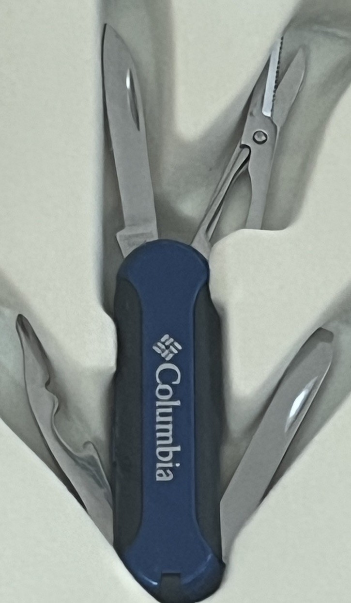 Columbia 10-Function Tool – Knife, Scissors, LED Light, etc. Sealed New NOS