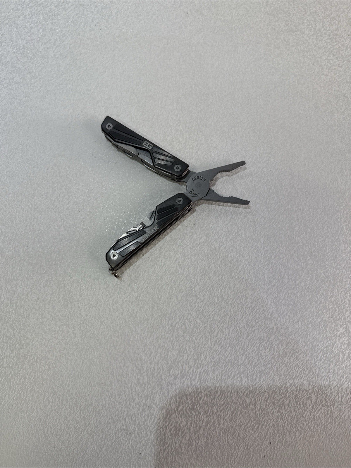 Gerber BG Compact Gray Mini Multi-Plier Knife Multi Tool Keychain