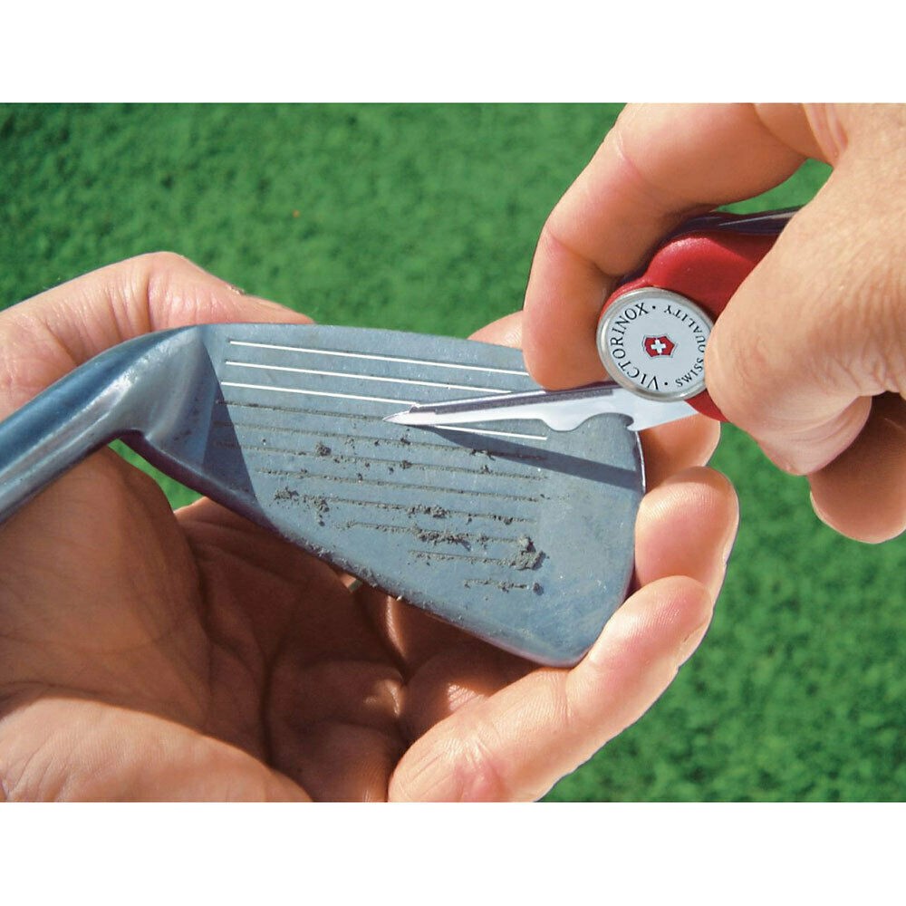 Victorinox Swiss Army Knife Sport Golf Tool Marker Divot Repair – Red