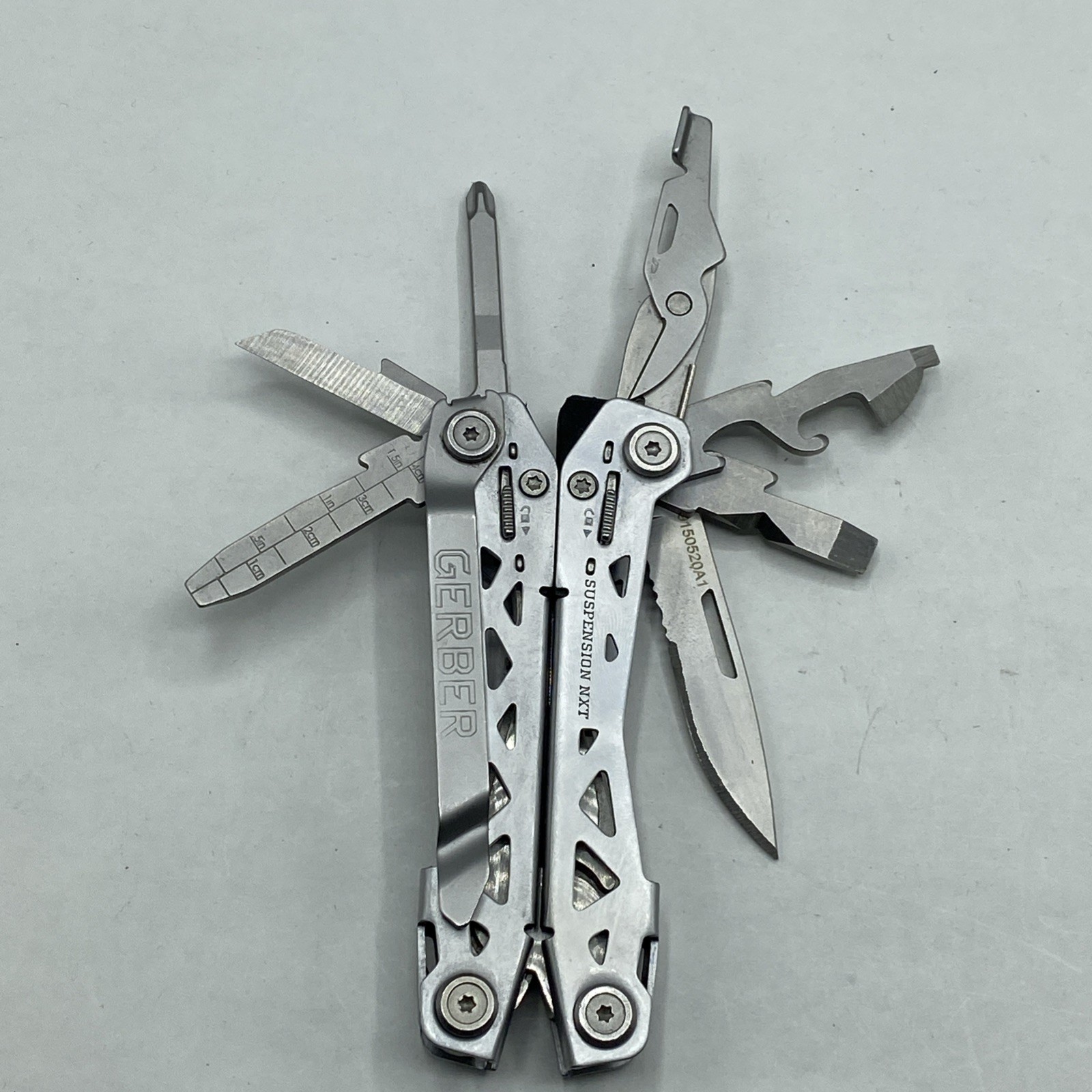 Gerber Suspension NXT & Paraframe I Knife Logo Combo – Silver
