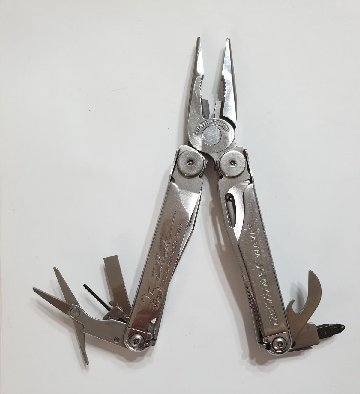 🔥🔥 Leatherman Wave 2008 35 Years Anniversary Rare Limited Polished Retired