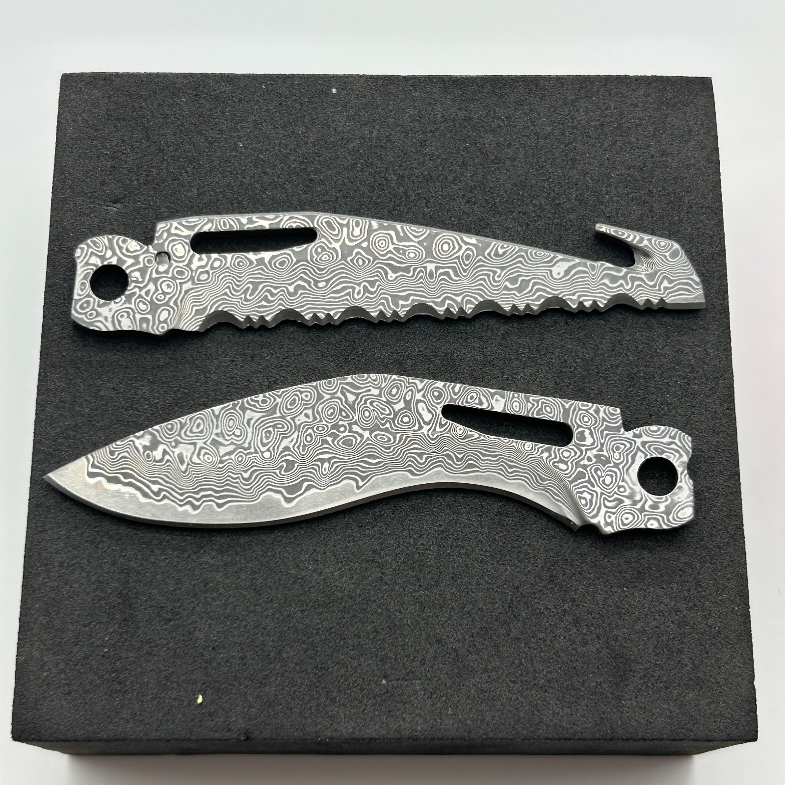 [USA STOCK] Leatherman Surge Saw & Kukri VG10 Damascus BladeSet Prec.Fit 60+HRC