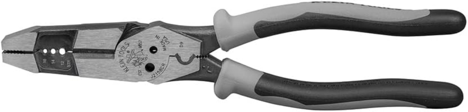 Made in USA Klein Tools J215-8CR – 8-Inch Multi-Function Pliers for Electricians