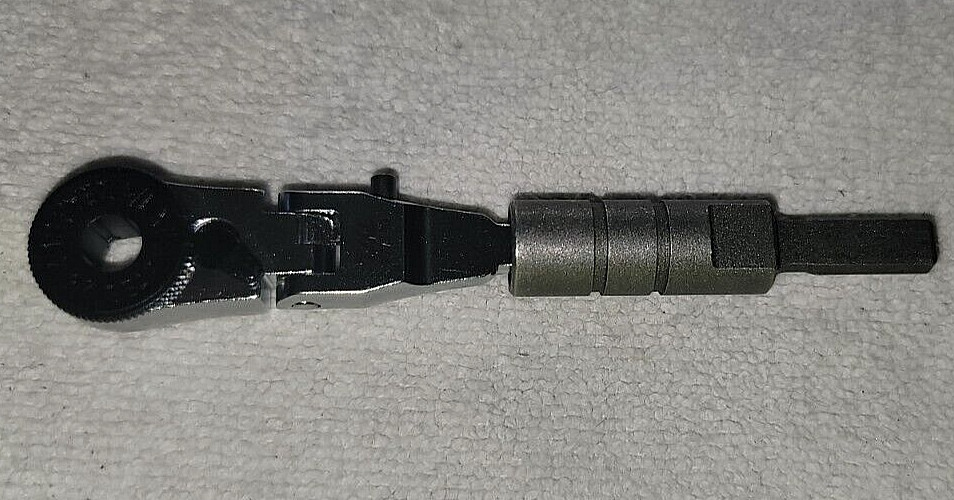 Leatherman compatible Hex and flat bit adapter 2″ extension