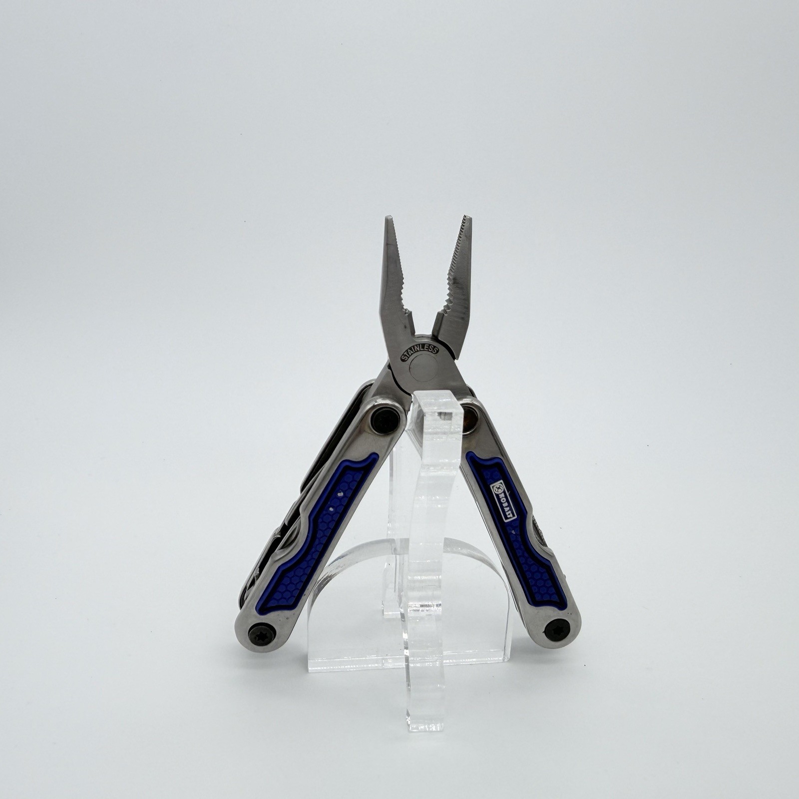 Kobalt Mini Multi-Tool Pliers 3″ Folding Pocket Tool 13-in-1 Blue Handcrafted