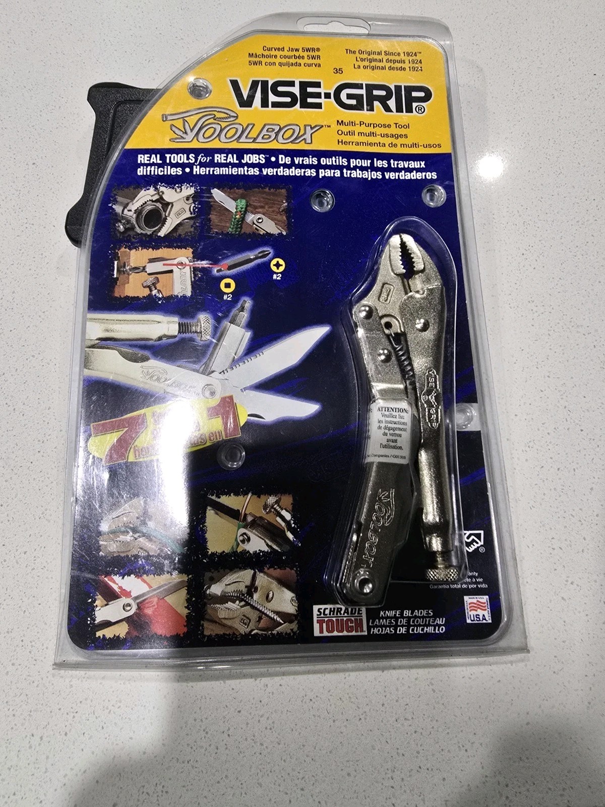 Schrade Vise-Grip 5WR Toolbox Multi-Tool New