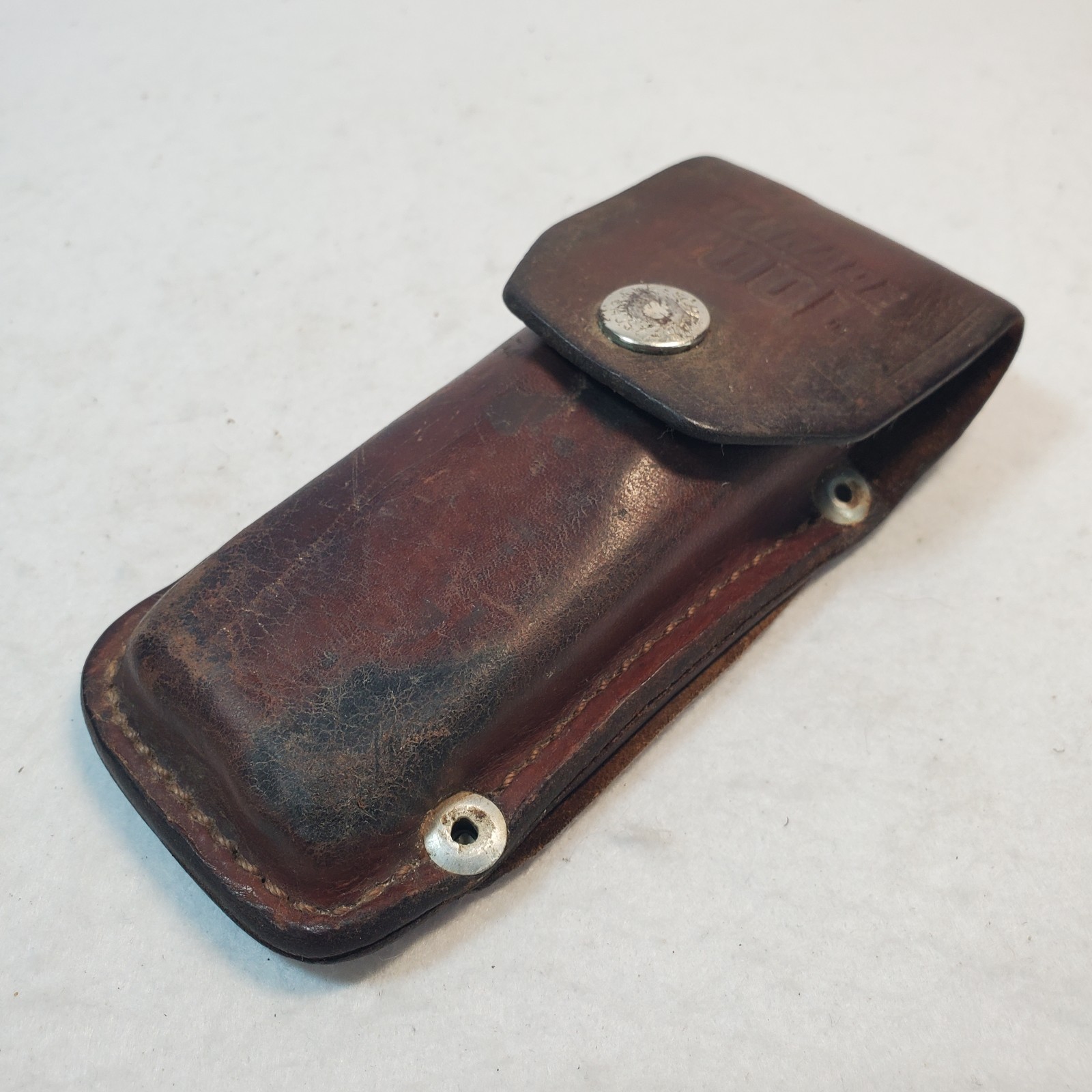 Vintage Schrade USA Tough-Tool ST1 Multi-Tool, Pliers Knife W/ Leather Sheath