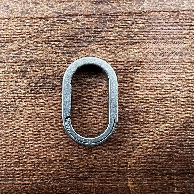 Pure Titanium Split Key Rings Keychain Split Rings Keyrings