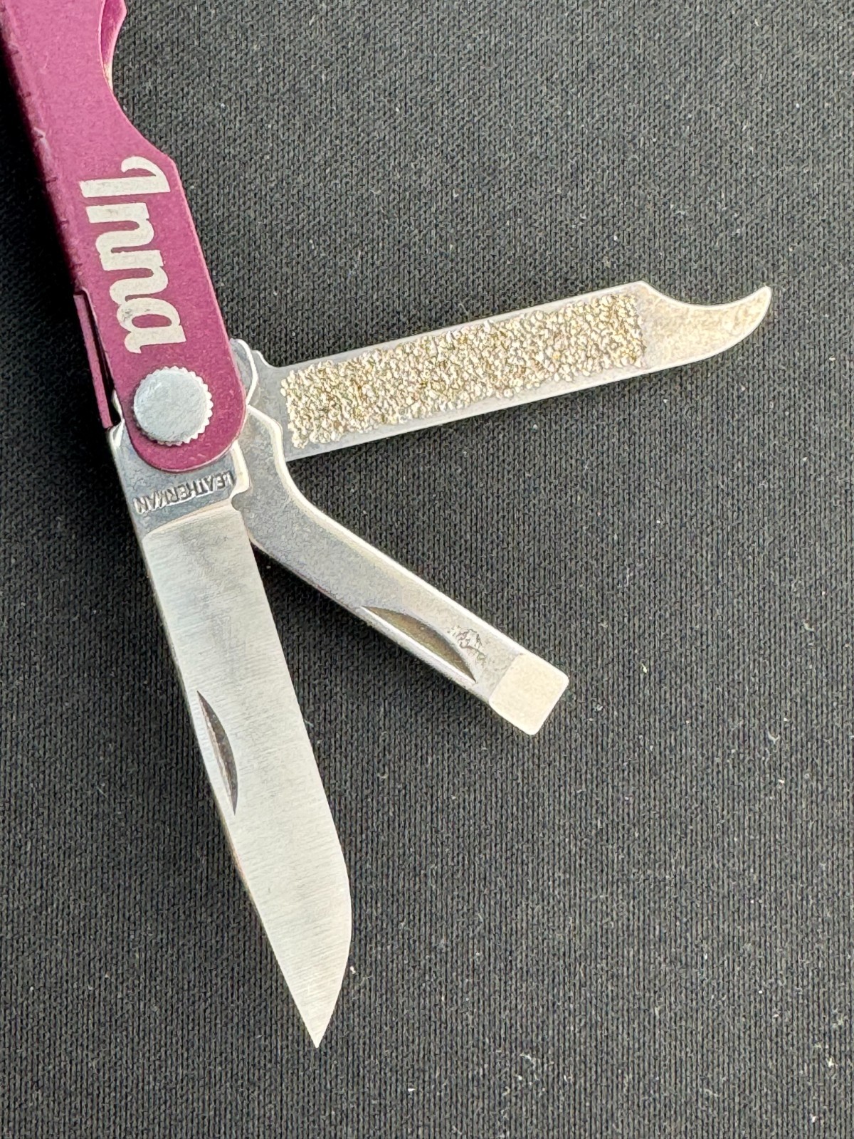 Leatherman Micra 10 in 1 Multitool Anodized Aluminum – Cherry