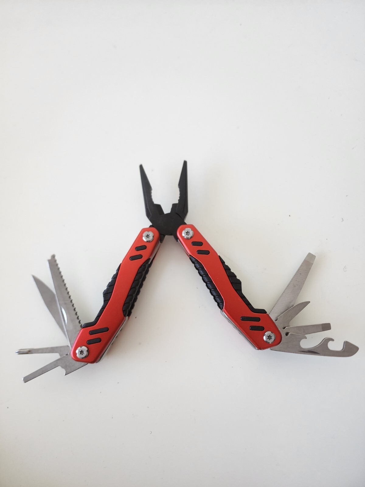 KVD -15 IN 1- multi tools for ( fishing hunting Camping ) RED