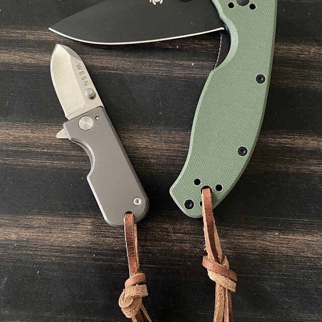 USA Genuine Leather Knife Multitool Everyday Carry Lanyards EDC Straps 6 Pieces