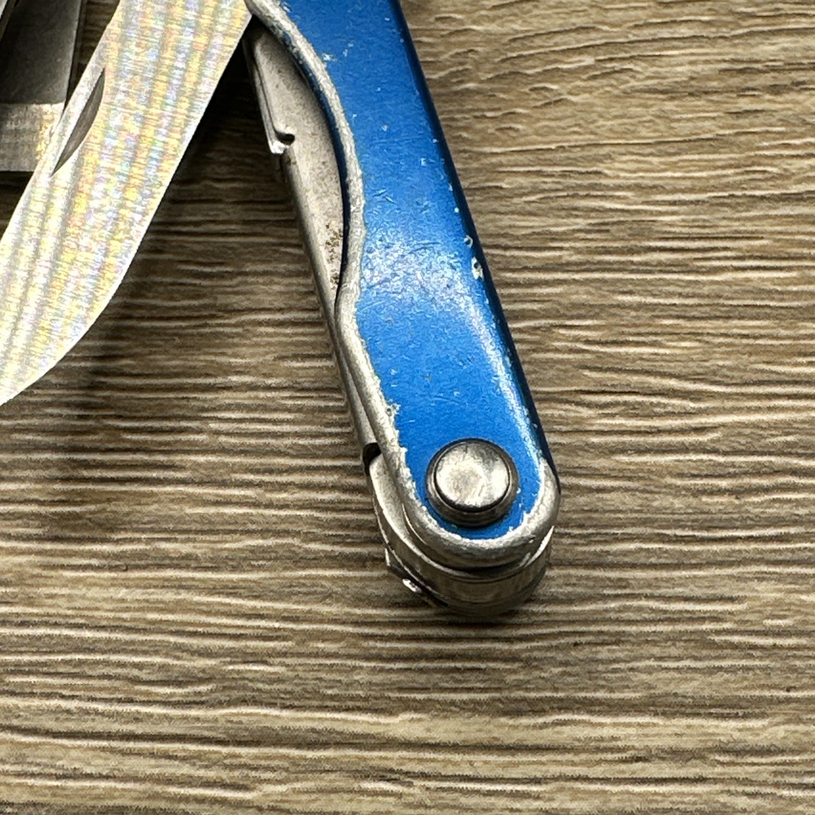 Leatherman Squirt S4 Blue Multitool Discontinued Made in the USA