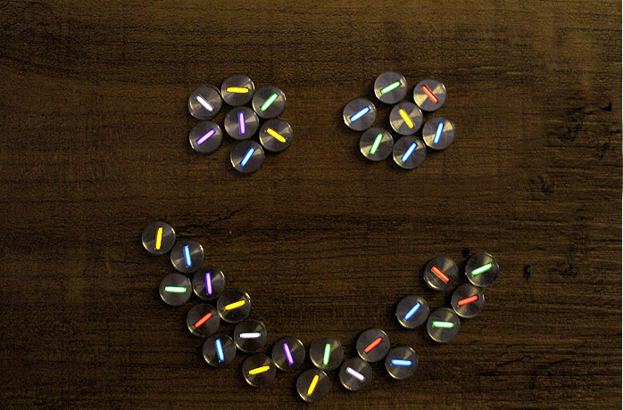 New TC4 Titanium Alloy Patch Light Night Self-luminous Signal Lamp Patch