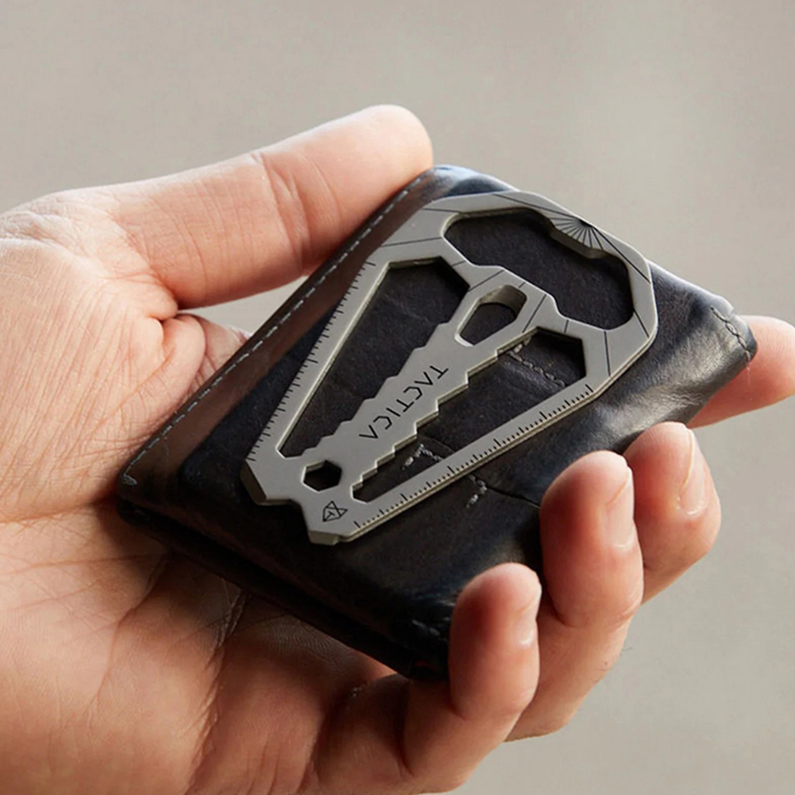 Tactica M.010 Credit Card Thin Multitool 25-in-1 Pocket Survival Camping Tool