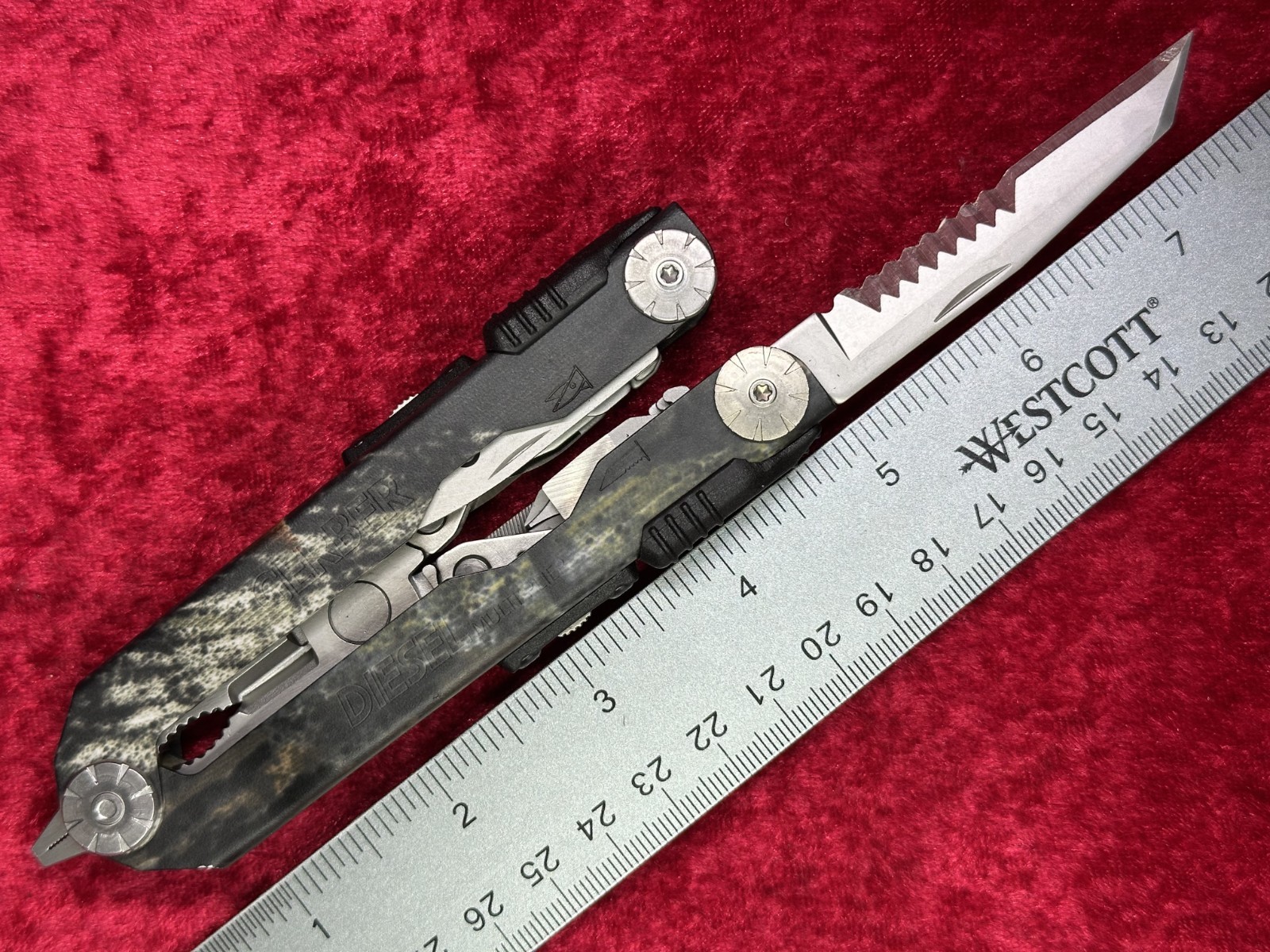 Gerber Diesel Mossy Oak Camo Multi-Plier NeedleNose w/Sheath Ultra-Rare (599)