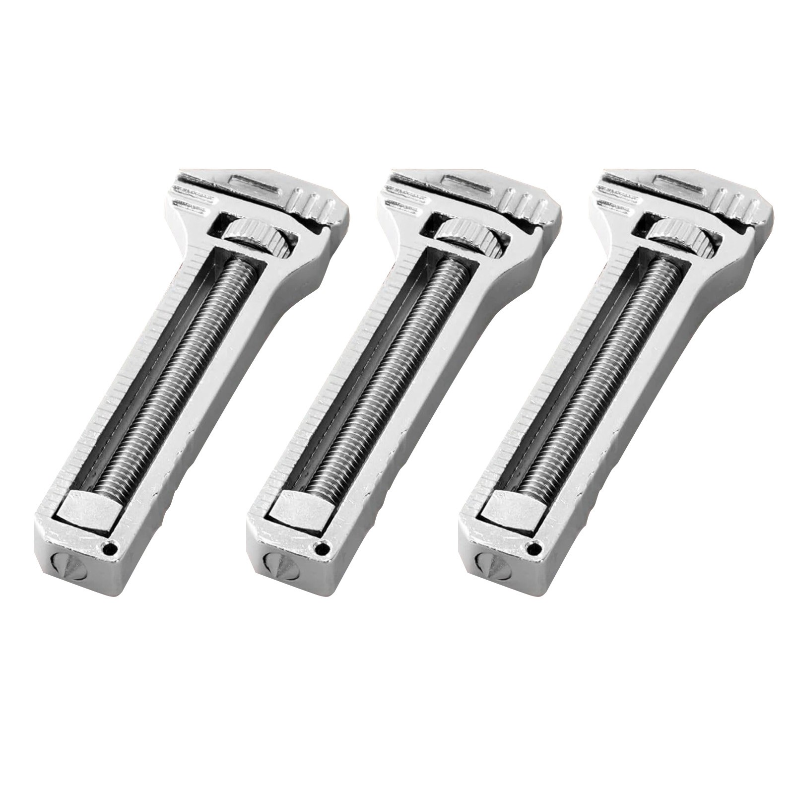 3PCS Alloy Multi Functional Wrench Set with Bottle Opener for Repair and DIY
