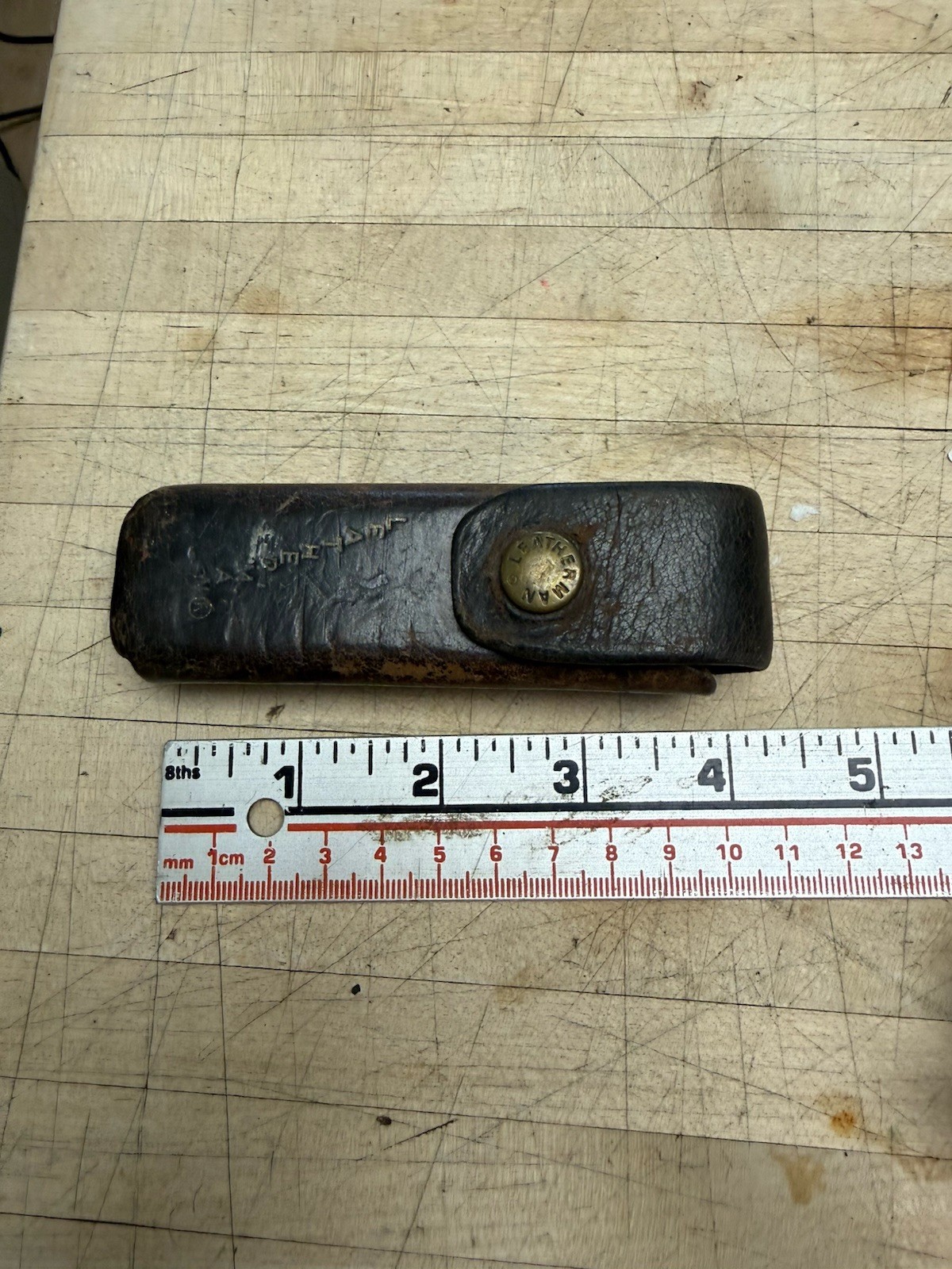 Vintage Leatherman Genuine Multitool Sheath Leather