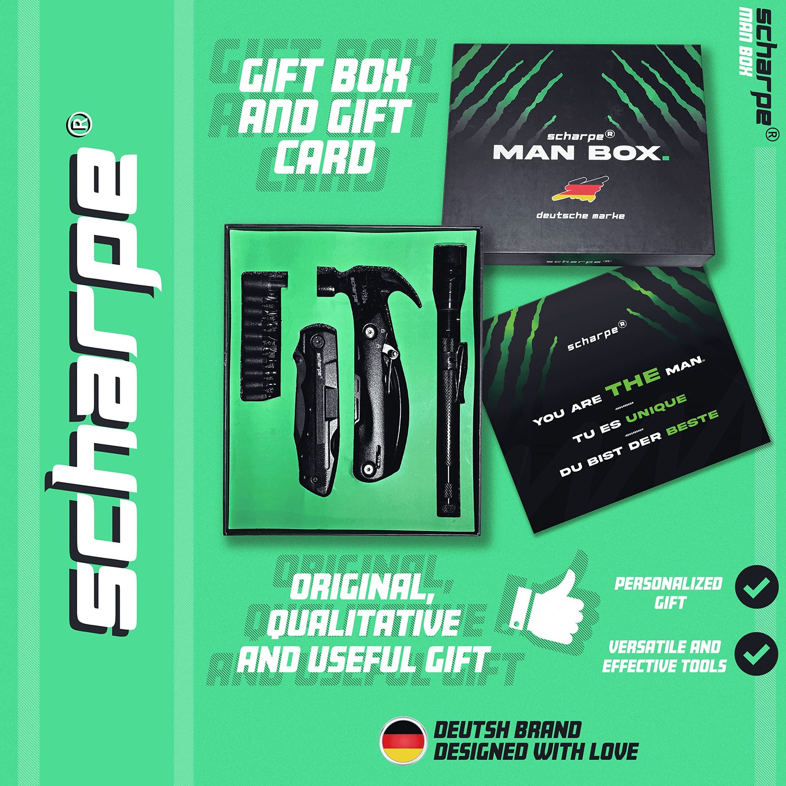 Gifts for Men | Personalised Gift Box with High Quality Gadgets and M…