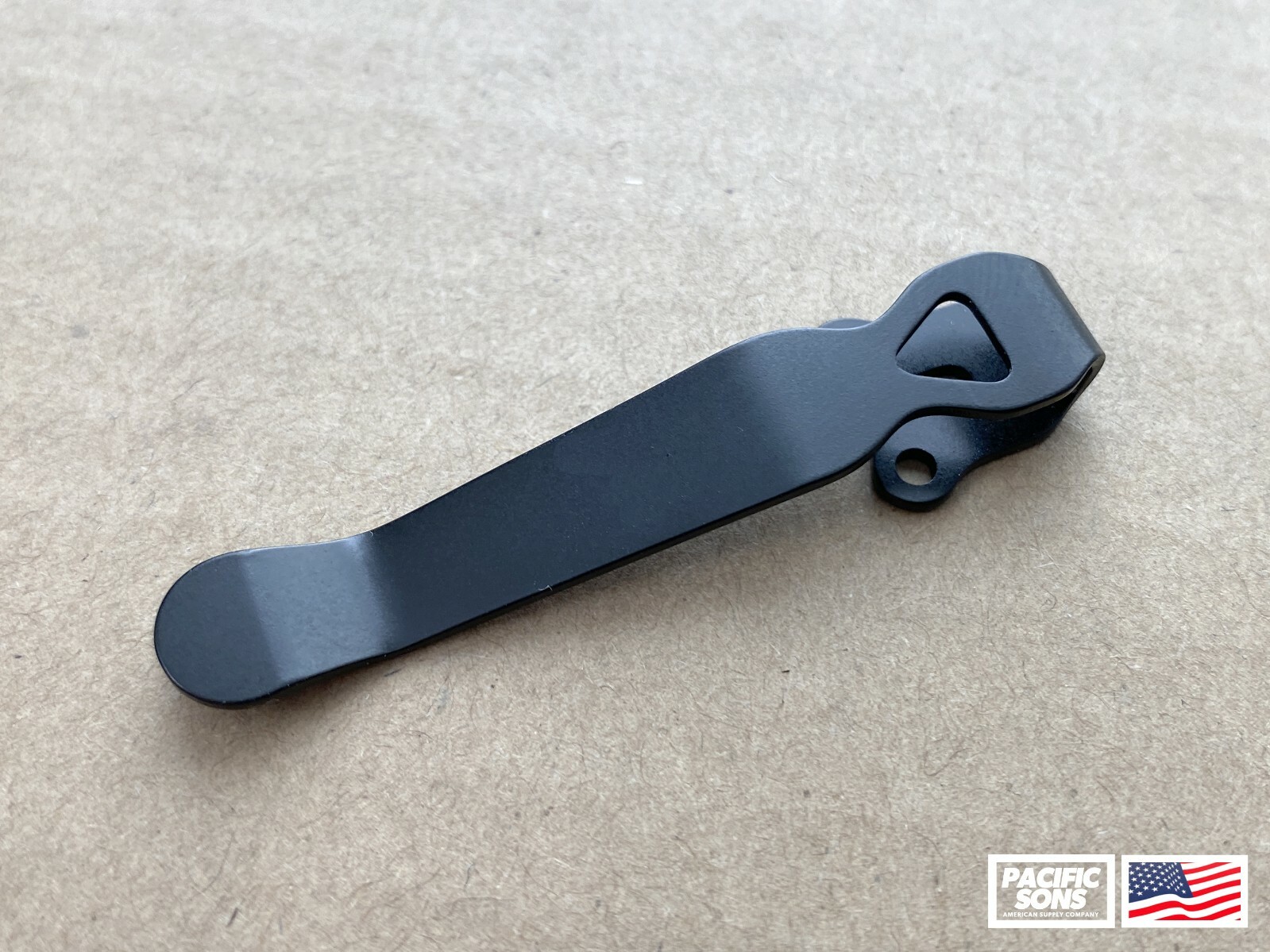 Black Titanium Deep Carry Clip for Benchmade / Emerson / ProTech Knives