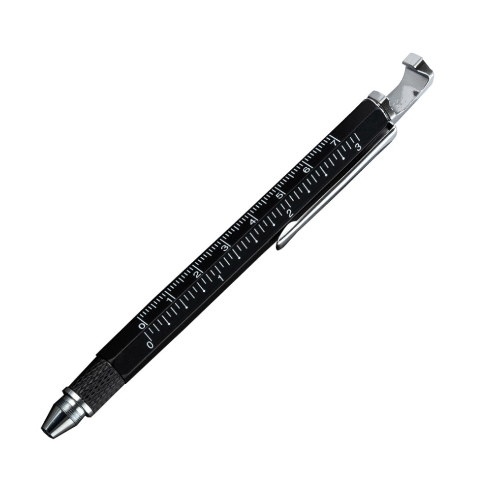 Multi-Function Pen w/ Screwdriver, Ruler, Phone Holder, Stylus ， Bottle Opener