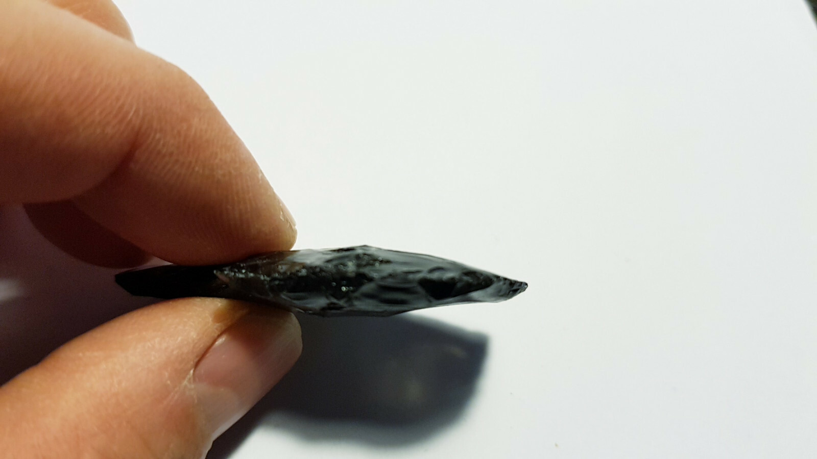Mini Obsidian Steinmesser 4-5cm couteau pierre piedra pietra obsidienne