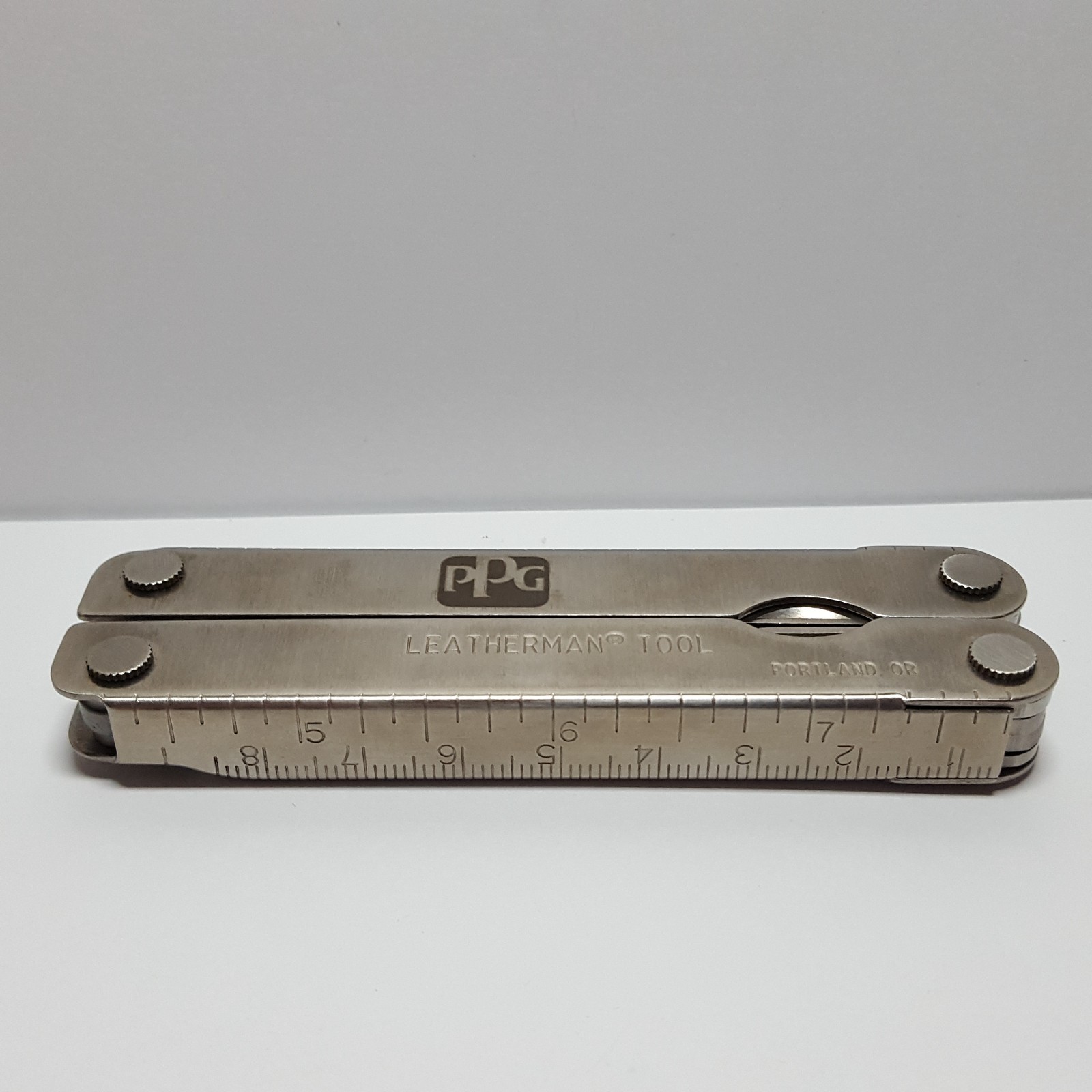 USA Made PPG Industries Logo LEATHERMAN ORIGINAL EDC Multi-Tool & Nylon Sheath