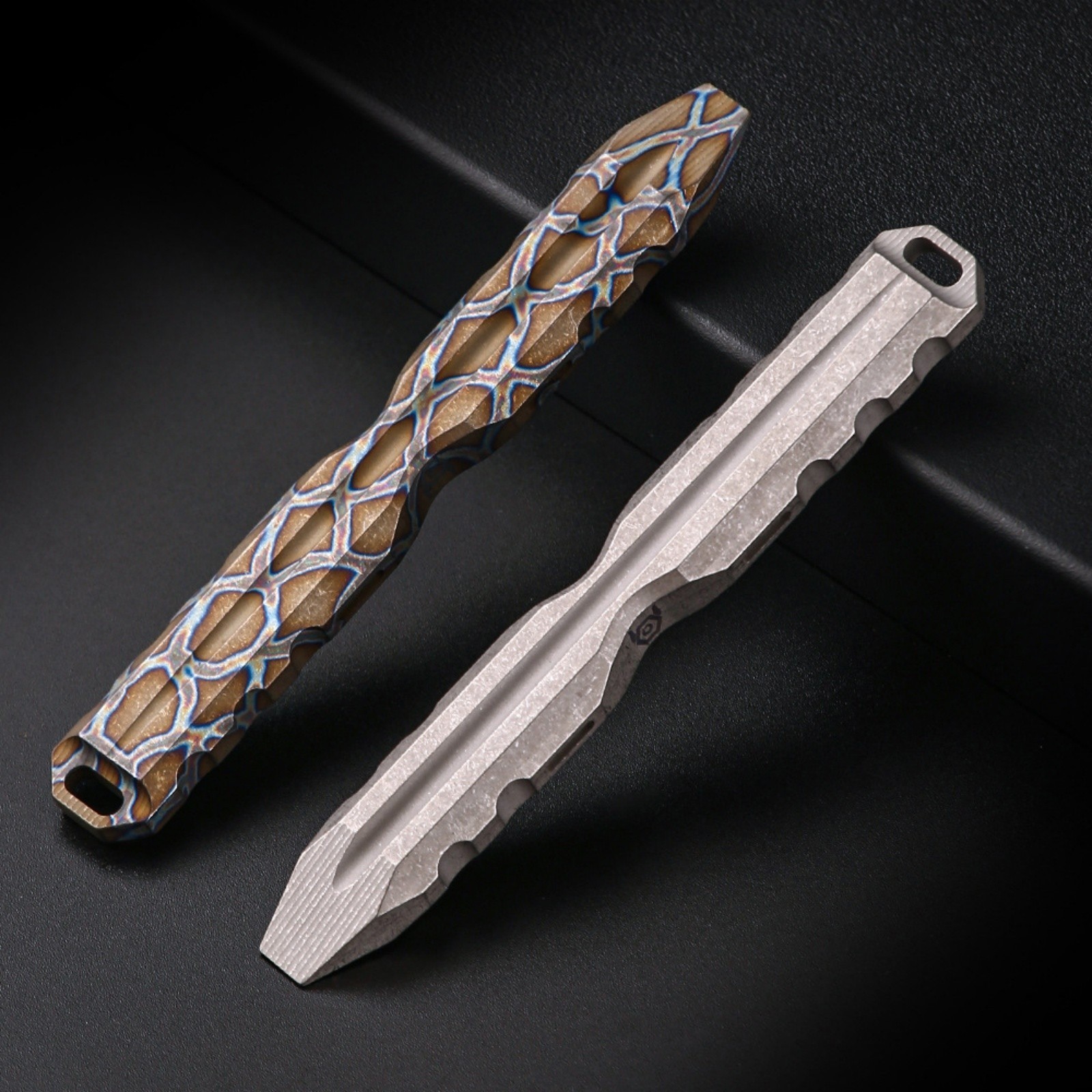 Titanium Alloy Pry Bar Multi-Tool Pocket EDC Outdoor Tool Lightweight Waterproof