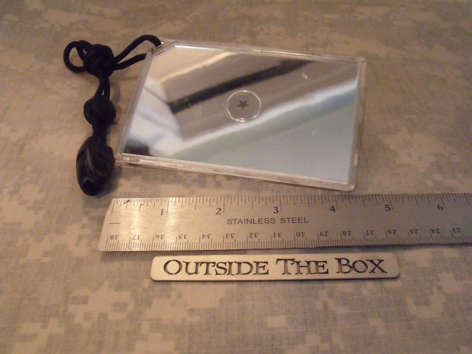 UST: StarFlash Multi-Tool – Mirror w/Ferro Rod, Compass, Whistle, Ruler and more