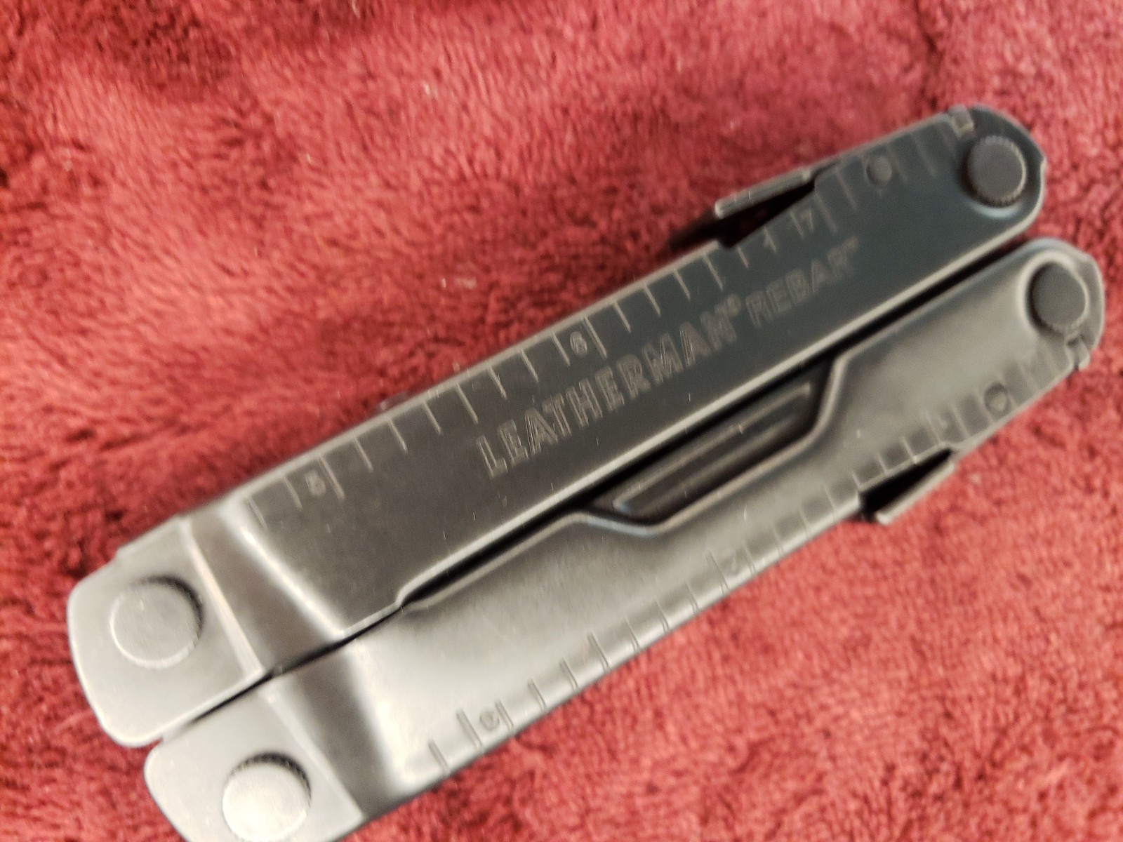 🔪 Leatherman Black Rebar Multi Tool Factory Serviced