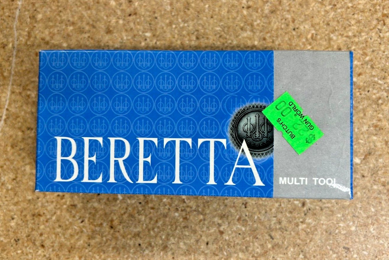 Beretta Multi-Tool New Pocket Tool with LED JK81OAO2 W/Belt Sheath
