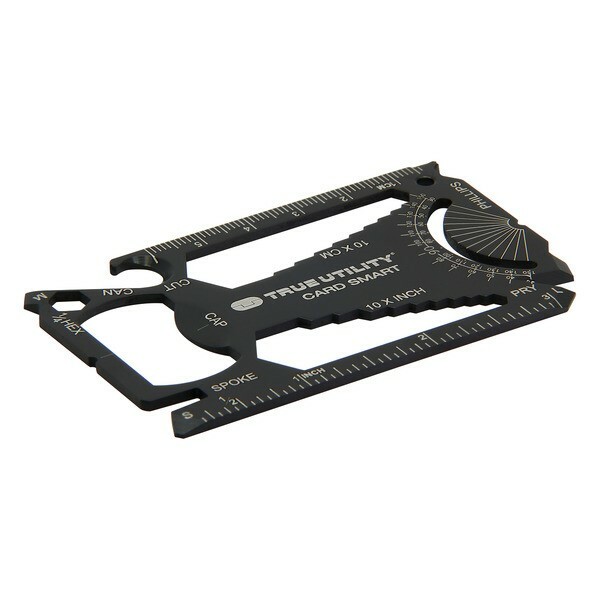 True Utility TU207 CardSmart wallet sized EDC pocket small light multi tool