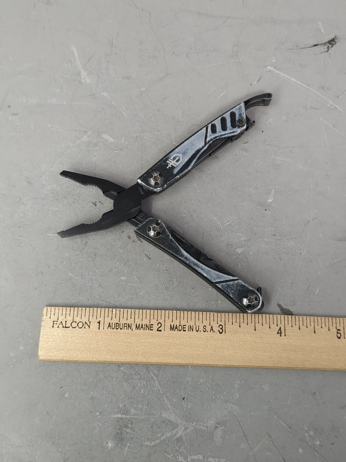 Gerber Dime Mini Multi-Tool Pliers Scissors Knife File Black Compact