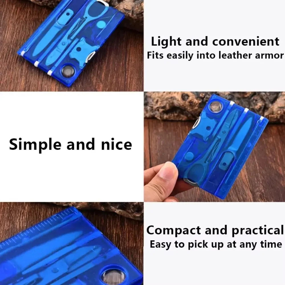 12 in 1 Ultra Thin Multi Tool Card Durable Outdoor EDC Multipurpose Gadget