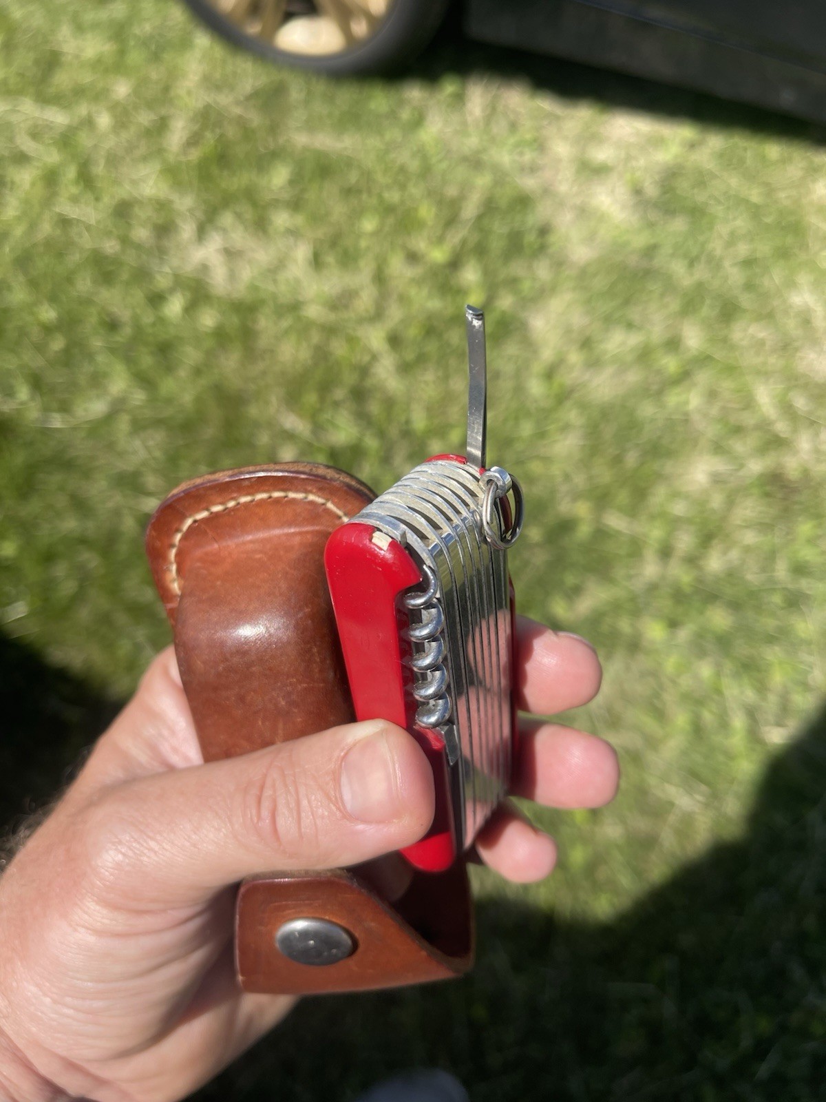 Rare Setter Pointer Wenger Delemont Switzerland Large Swiss Army Knife