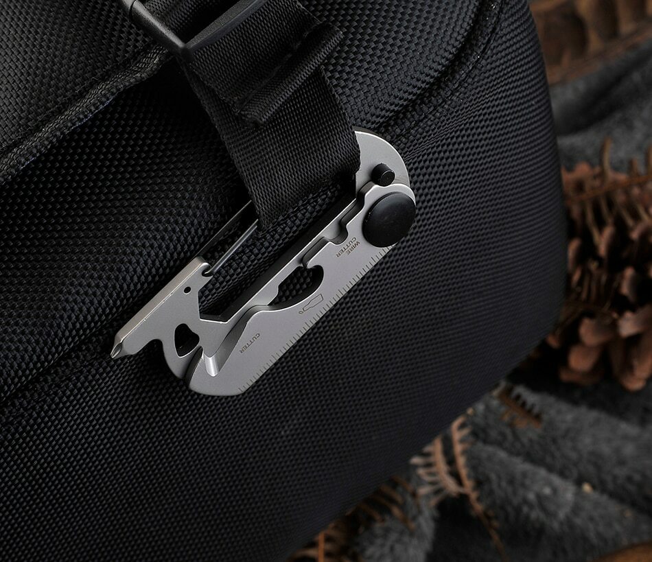 Multi Function Purpose Keyring Keychain Escape Tool Wrench Key Ring Chain Travel