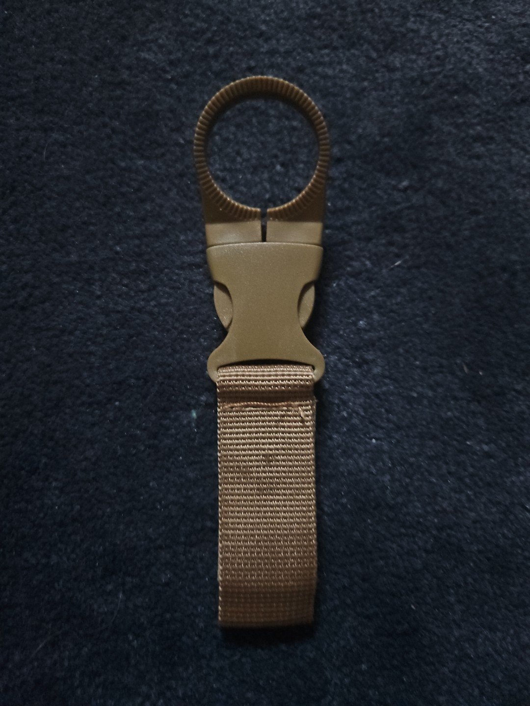 Outdoor Tactical Nylon Keychain Hook Camping Equipment Backpack Buckle Accessory