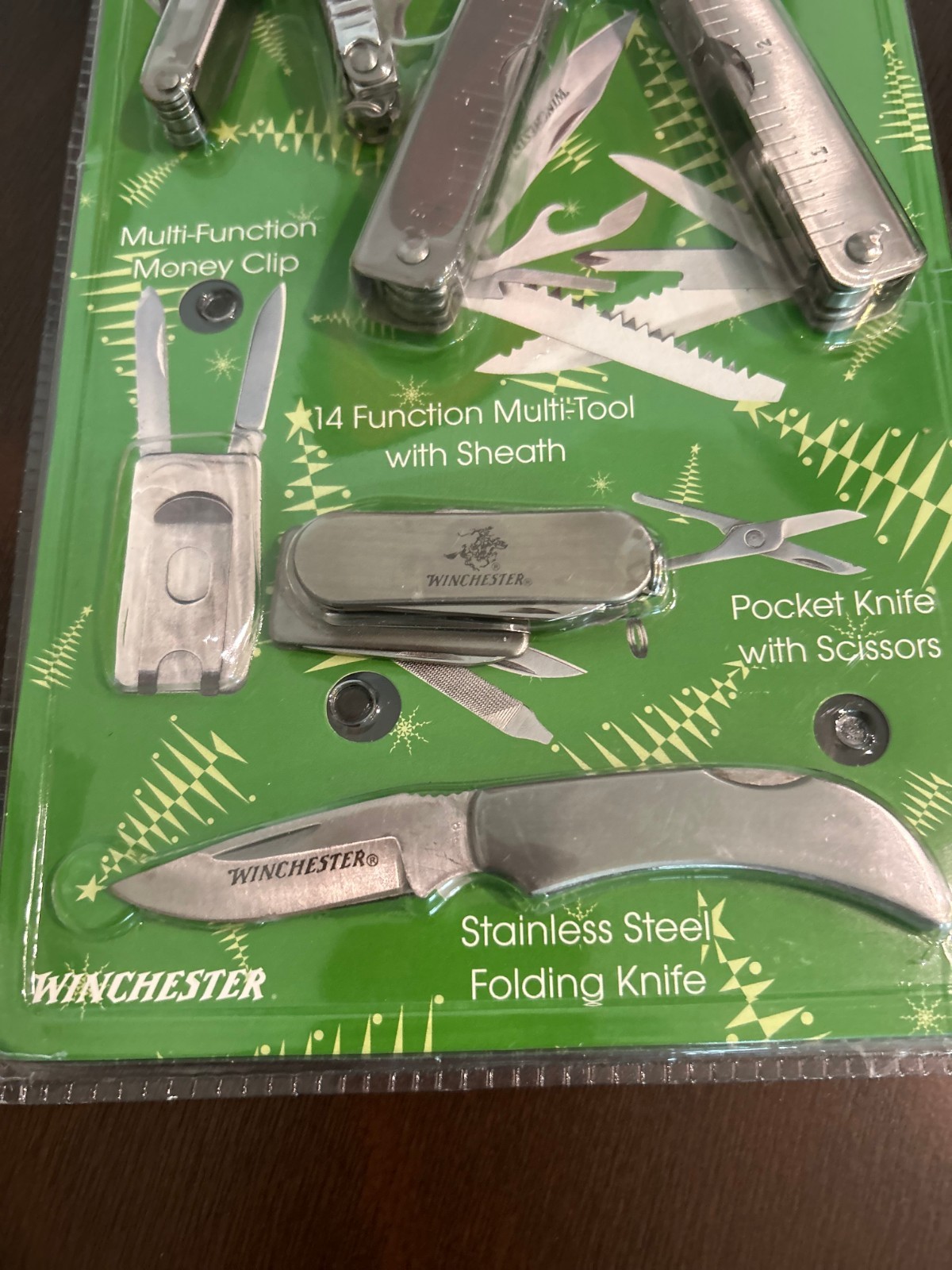 Winchester New 6 Piece Stainless Steel Gift Set Multi Tool