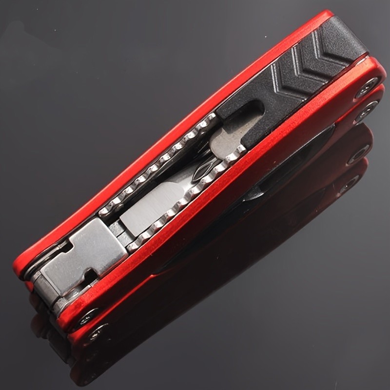 Outdoor Survival Tool 12 in 1 Folding EDC Kit Pocket Multi Tool Stainless Steel