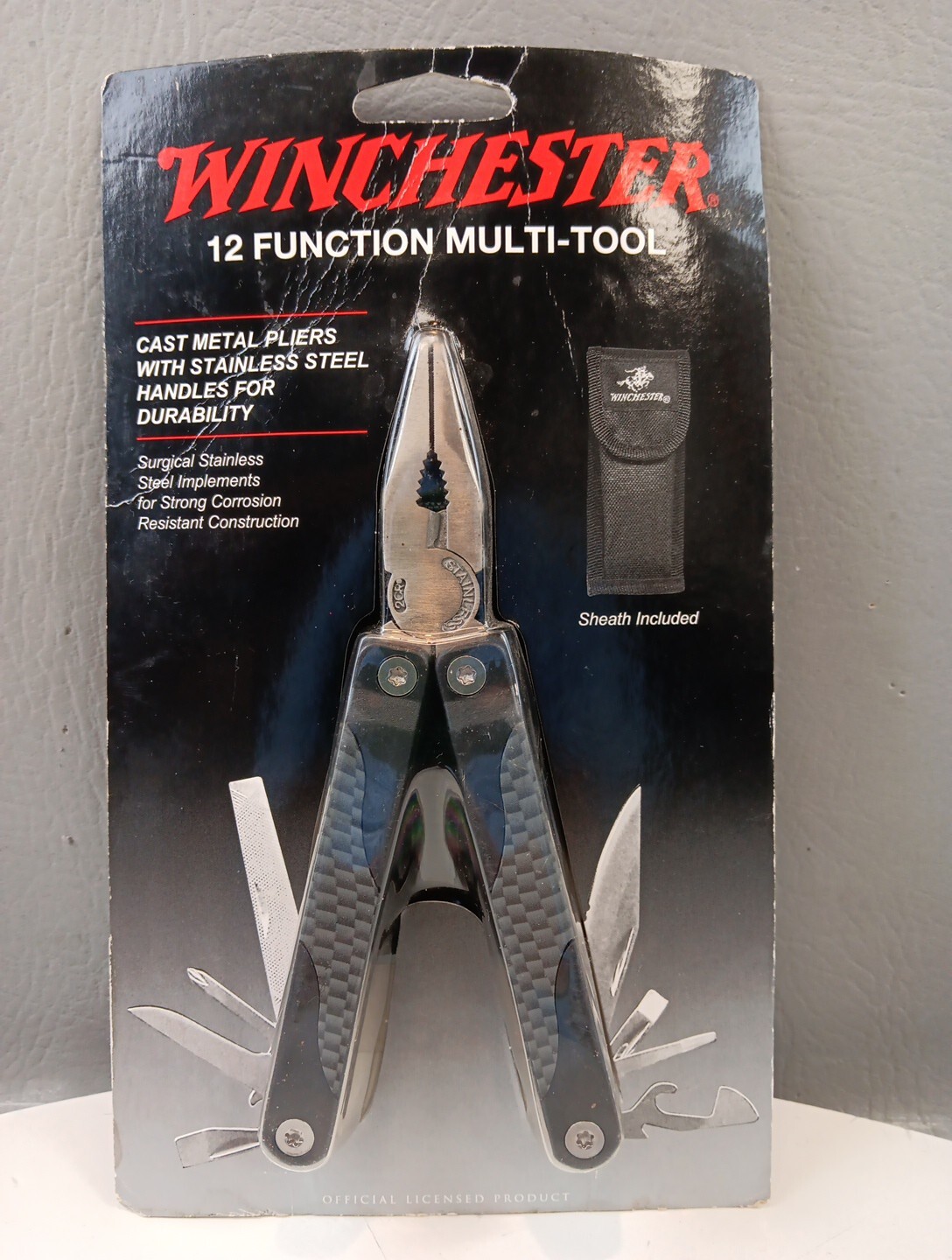 New Winchester 12 Function Multi-tool Pliers with Carrying Case ~ Never Opened