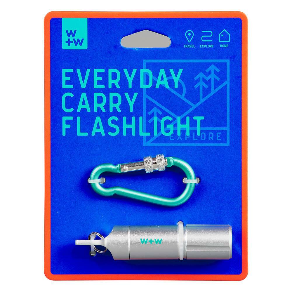 New WILD + WOLF PEN KNIFE TOOL + Everyday carry flashlight (together)-see desc.