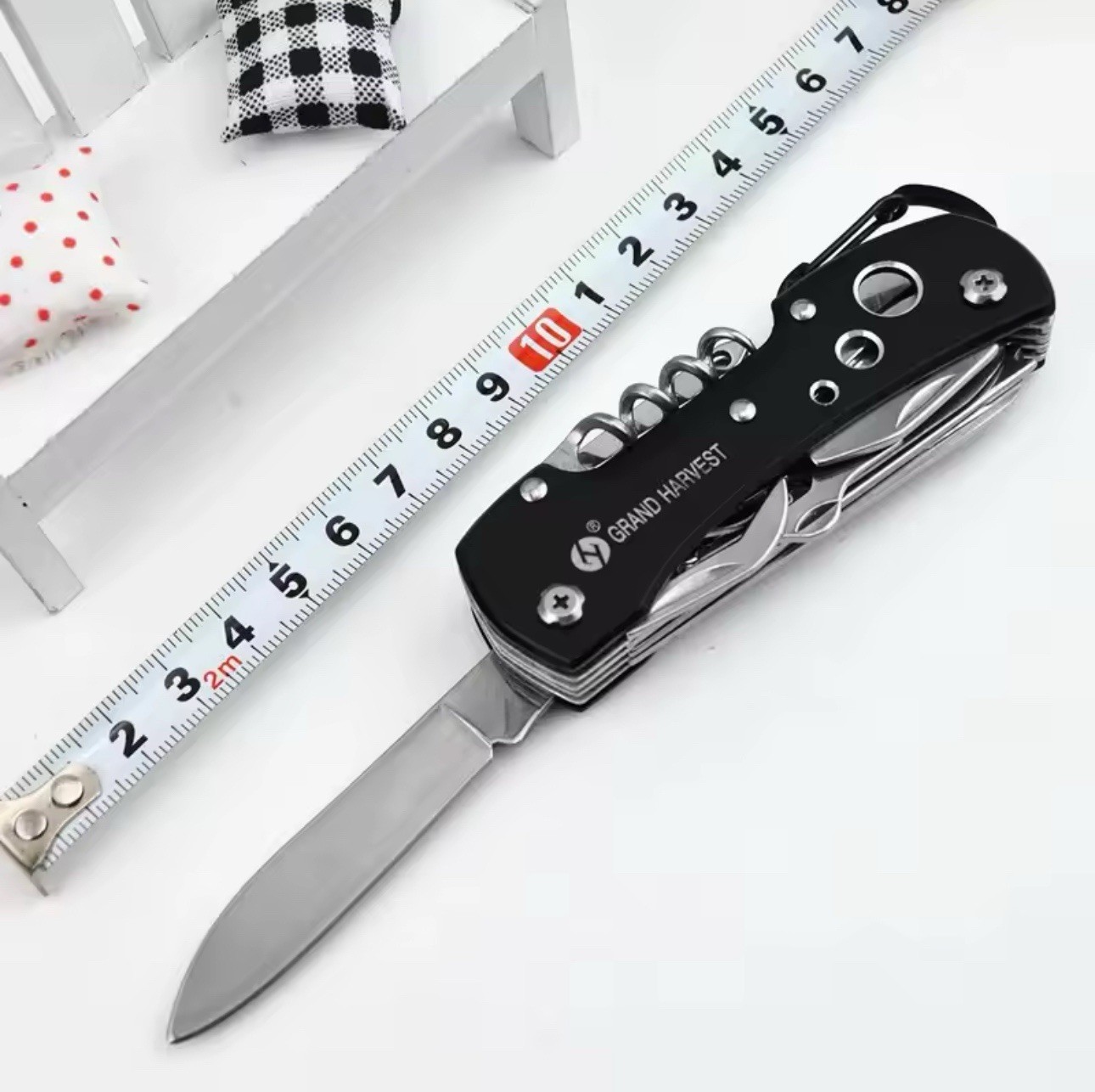 Pocket knife multifunction 11 In 1 camping outdoor scout survival folding Knife