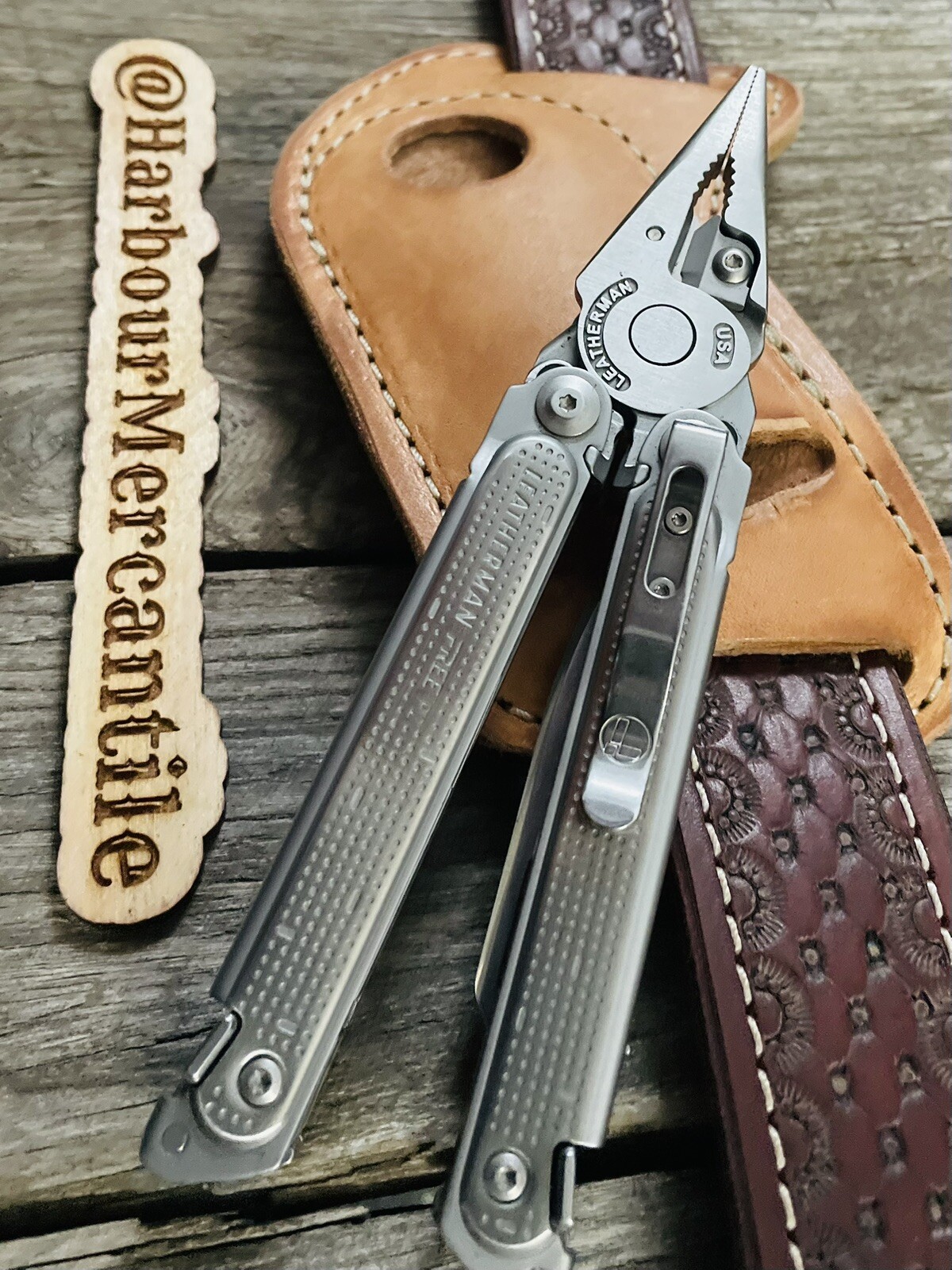 Belt Organizer Multitool Leather Sheath Leatherman Sheath Deluxe Made In USA