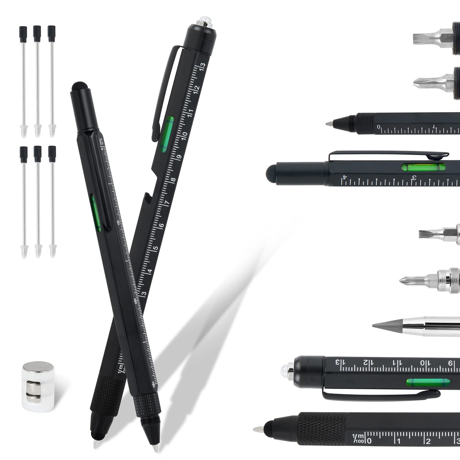 Dad Gifts for Fathers Day, 2PCS Multitool Pen, Stocking Stuffers for Mens Gif…