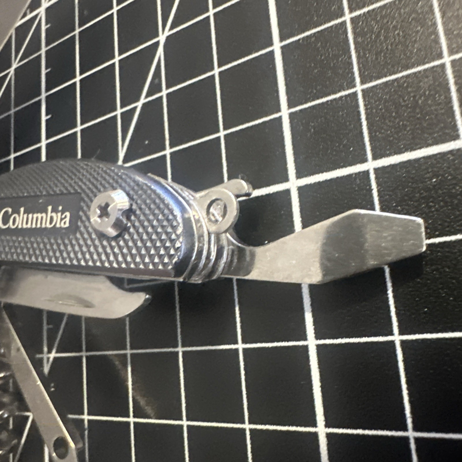 Columbia Multi Tool Gray & Silver 10 in 1 tool, Knife, Screwdriver, Corkscrew